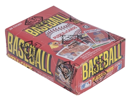 1984 Donruss Baseball Unopened Wax Box (36 Packs) – BBCE Certified